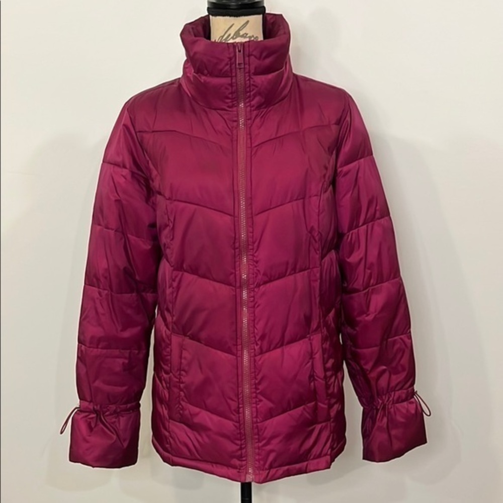 Motto from HSN puffer jacket in magenta M